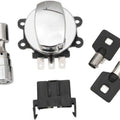 Drag Specialties 2106-0252 Chrome Side Hinge Ingition Switch with Fork Lock