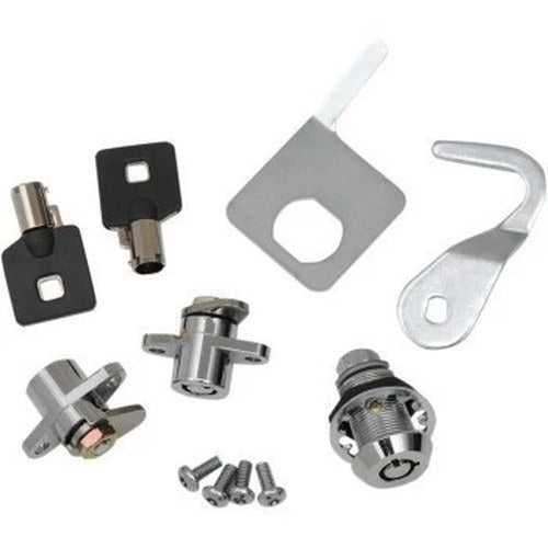 Drag Specialties 3501-0978 Saddlebag & Tour-Pak Lock Kit for Touring 97-13
