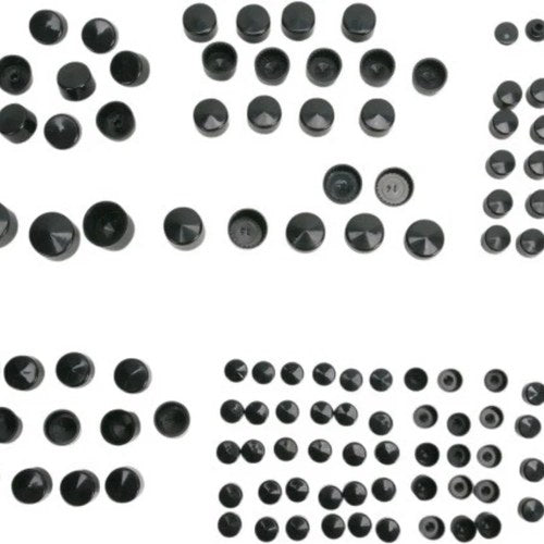 Drag Specialties 2401-0699 Black Standard Bolt Cover Kit for 09-16 Touring