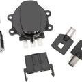 Drag Specialties 2106-0253 Black Side Hinge Ignition Switch Fork Lock for Harley