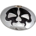 Drag Specialties 0703-0791 Chrome & Black Skull Fuel Console Door for 08-24