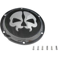 Drag Specialties 1107-0551 Black Split Skull Derby Cover for 04-22 Sportster