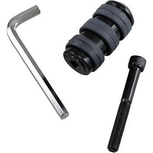 Drag Specialties 1603-0350 Black Standard Softride Iso Anti-Vibe Shifter Peg