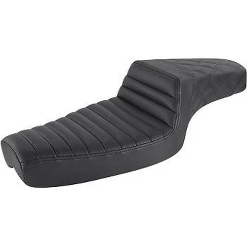 Saddlemen 879-03-176 Front Tuck-n-Roll/Lattice Stitch Seat for 79-85 Sportster
