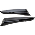 Ciro 40111 Black Saddlebag Extensions w/ LED Lights for 14-21 Touring