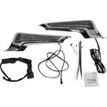Ciro 40045 Chrome Filler Panel Lights Smoke Lens Red LED