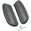Drag Specialties Black Sweeper Floorboards for Flst & Harley Touring