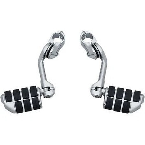 Kuryakyn 4529 Dually Cruise Pegs for Use with Fairing Lowers 1-1/4" Highway Bar
