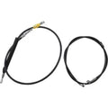 LA Choppers LA-8156KT2-16B Black Vinyl Braided Quick Connect Cable/Brake Kit