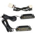 Custom Dynamics Smoke LED Saddlebag Lid Rail Light Bars for 09-13 w Air Wing