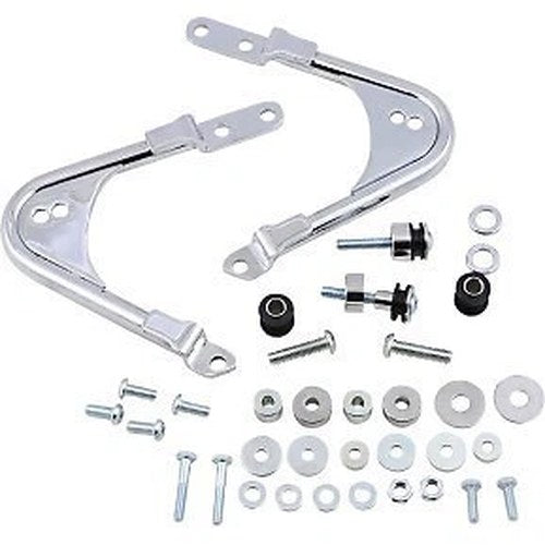 Cobra 602-2103 Chrome Detachable Tour Pack Rack Mounting Kit- Rear