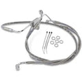 Drag Specialties 1741-2631 Front +6" Extended Length Stainless Steel Brake Line