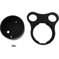 Drag Specialties 2210-0562 Tee-Bar Gauge Mounts- Gloss Black - For OEM Gauge