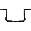 LA Choppers Black 1 1/4" Twin Peaks Handlebars 10" Harley Batwing Fairing Flht