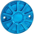 Arlen Ness 700-011 Blue 10-Gauge Timer / Points Cover for Harley M8 17-25