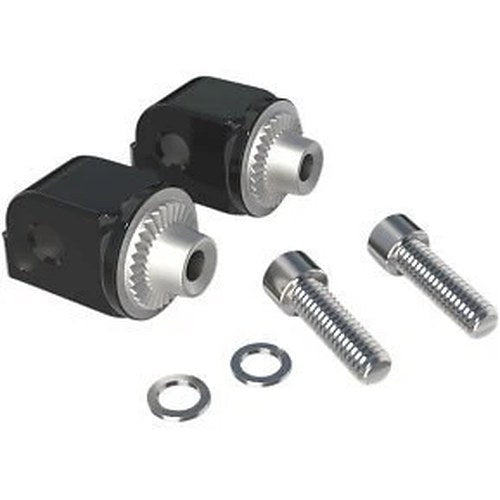 Ciro 60016 Black Foot Rest Adapters