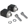 Ciro 60016 Black Foot Rest Adapters
