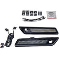 Custom Dynamics CD-SBL-DC-SB Black Saddlebag Latch Dual Color LED Lights