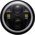 Custom Dynamics PG-575-B Black ProGLOW LED 5.75" Headlamp w/ Color Changing Halo