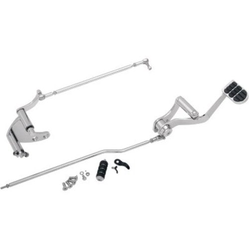 Kuryakyn 9063 Chrome Forward Control Kit for Harley Fxd Dyna 91-17
