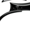 Arlen Ness 13-418 Black Micro-Mirror Four Point Left Side Only Sold Each