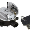 V-Factor 15019 Chrome Side Hinge Ignition Switch Harley Softail Road King Fxdwg
