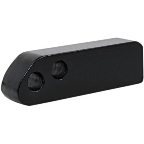 Memphis Shades MEB9883 Black Headlight Mount Extension Block for Dyna