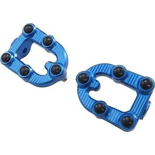 Arlen Ness 07-903 Blue MX Footpegs Without Mounts