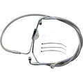 Drag Specialties 1741-2625 Extended Length +4" Stainless Steel Brake Line Kit