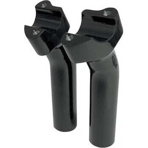 Drag Specialties 0602-0352 Black 5.5" Pull Back Buffalo Billet Handlebar Risers