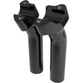 Drag Specialties 0602-0352 Black 5.5" Pull Back Buffalo Billet Handlebar Risers