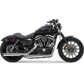 Cobra 6031 Chrome 3" Slashcut Slip-On Mufflers for 14-22 Sportster
