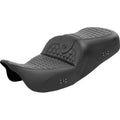 Saddlemen 808-07B-189HCT Roadsofa Seat Heated Honeycomb Stitch for 08-23 Touring
