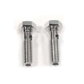V-Twin 35-0791 Chrome Breather 1/2-13 x 1-3/4" Bolts Set for Evo & Sportster