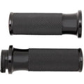Fusion Smooth Grips Black Smoothie Grips for Harley Cable Op