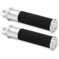 Arlen Ness 07-928 Fusion Male-Mount Footpegs- Beveled - Chrome