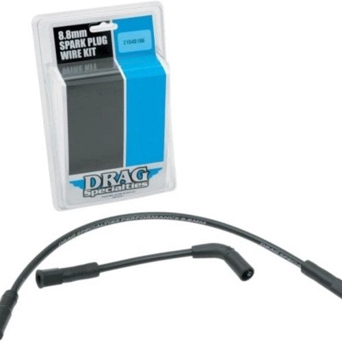 Drag Specialties 2104-0186 Black 8.8mm Spark Plug Wires for Sportster 07-22