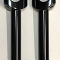 V-Factor 41005 Satin Black 6" Straight Handlebar Risers for Harley Softail