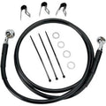 Drag Specialties 1741-2540 +4" Extended Length Black Vinyl Front Brake Line Kit