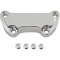 Drag Specialties 0603-0002 Chrome Handlebar Top Clamp- Scalloped