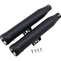 Cobra 6048B Neighbor Hater Slip-On Mufflers Raven Black 18-23 Heritage & Deluxe
