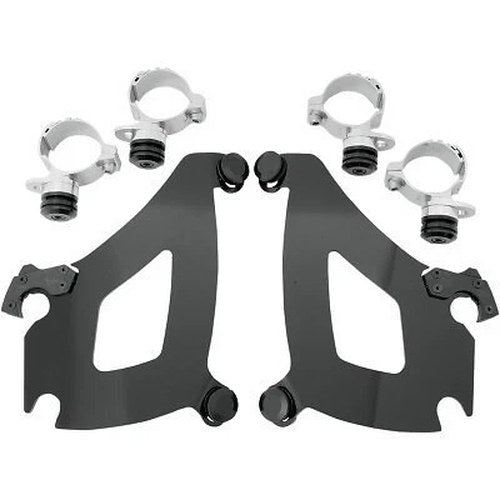 Memphis Shades Black Bullet Fairing Mount for 07-15 Vulcan Custom 98-15 V-Star