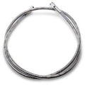 Drag Specialties DS098845 Universal Brake Line- Clear-Coated - 45"