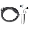 Drag Specialties 1741-2548 Extended Length +8" Black Vinyl Brake Line Kit