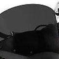 Memphis Shades MEP86710 Dark Black Smoke 11" Road Warrior Windshield w/o Vent