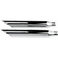 Khrome Werks 202350 Chrome Slash Cut Mufflers for Harley Fxst / Rocker 07-17