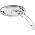 Arlen Ness 13-044 Chrome Oval Stepped Mirror for Harley (SOLD Each)