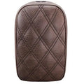 Saddlemen SA1025 Detachable Pillion Pad Brown Lattice Stitched