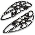 Arlen Ness 06-861 Black 10-Gauge Adjustable Driver Floorboards for 80-21 Touring
