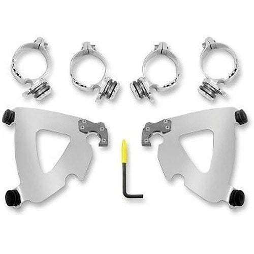 Memphis Shades MEK2028 Polished Road Warrior Fairing Mount Kit